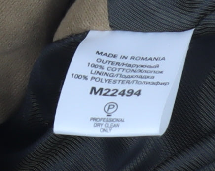 Mens UK Size M NEXT Brown Basic Jacket