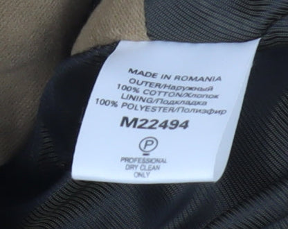 Mens UK Size M NEXT Brown Basic Jacket