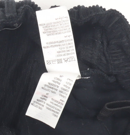 Miss Evie Girls Black Corduroy Skirt 11-12 Years