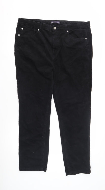 Marks and Spencer Men's Black Trousers 2XL