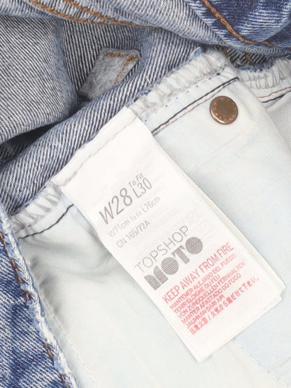 Topshop Blue Mom Jeans - Women's Size 10 Relaxed Fit