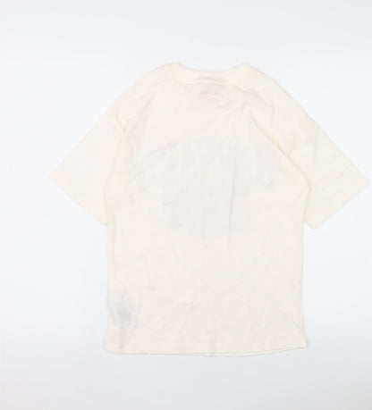 Marks & Spencer Boys' White Harvard T-Shirt 8-9 Years