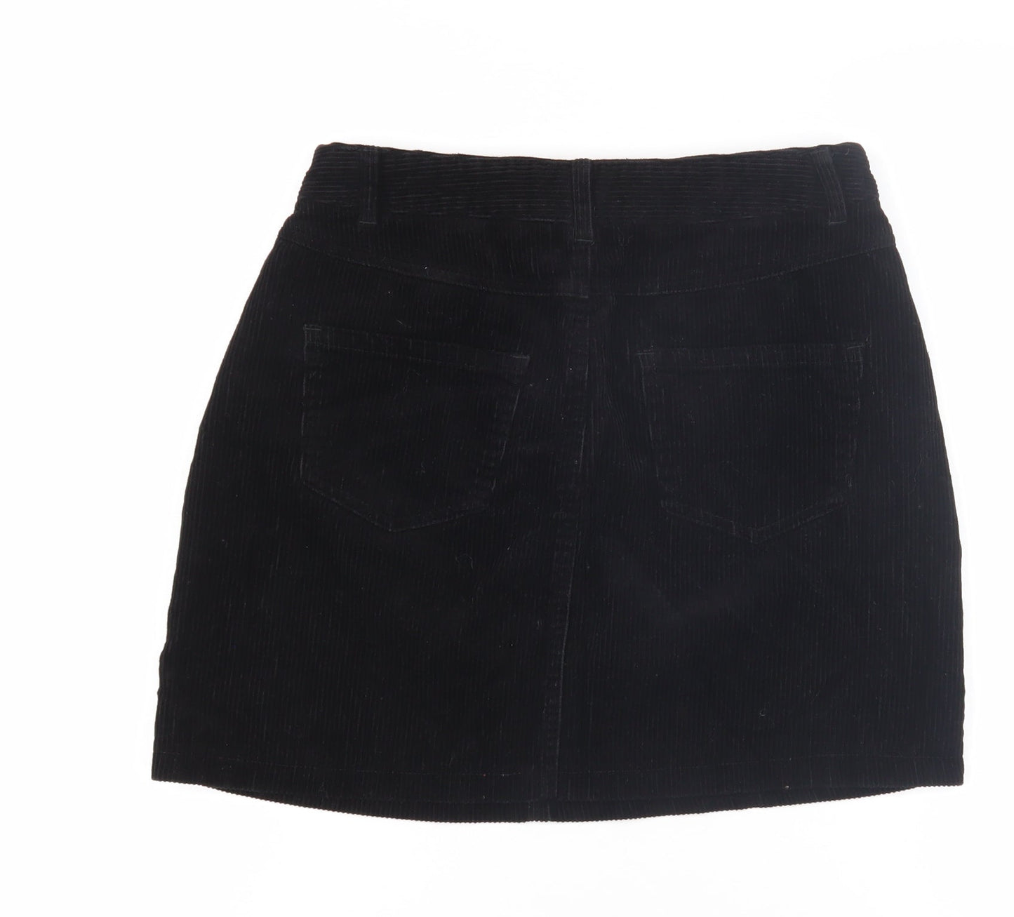 New Look Women's Black Corduroy Petite Skirt