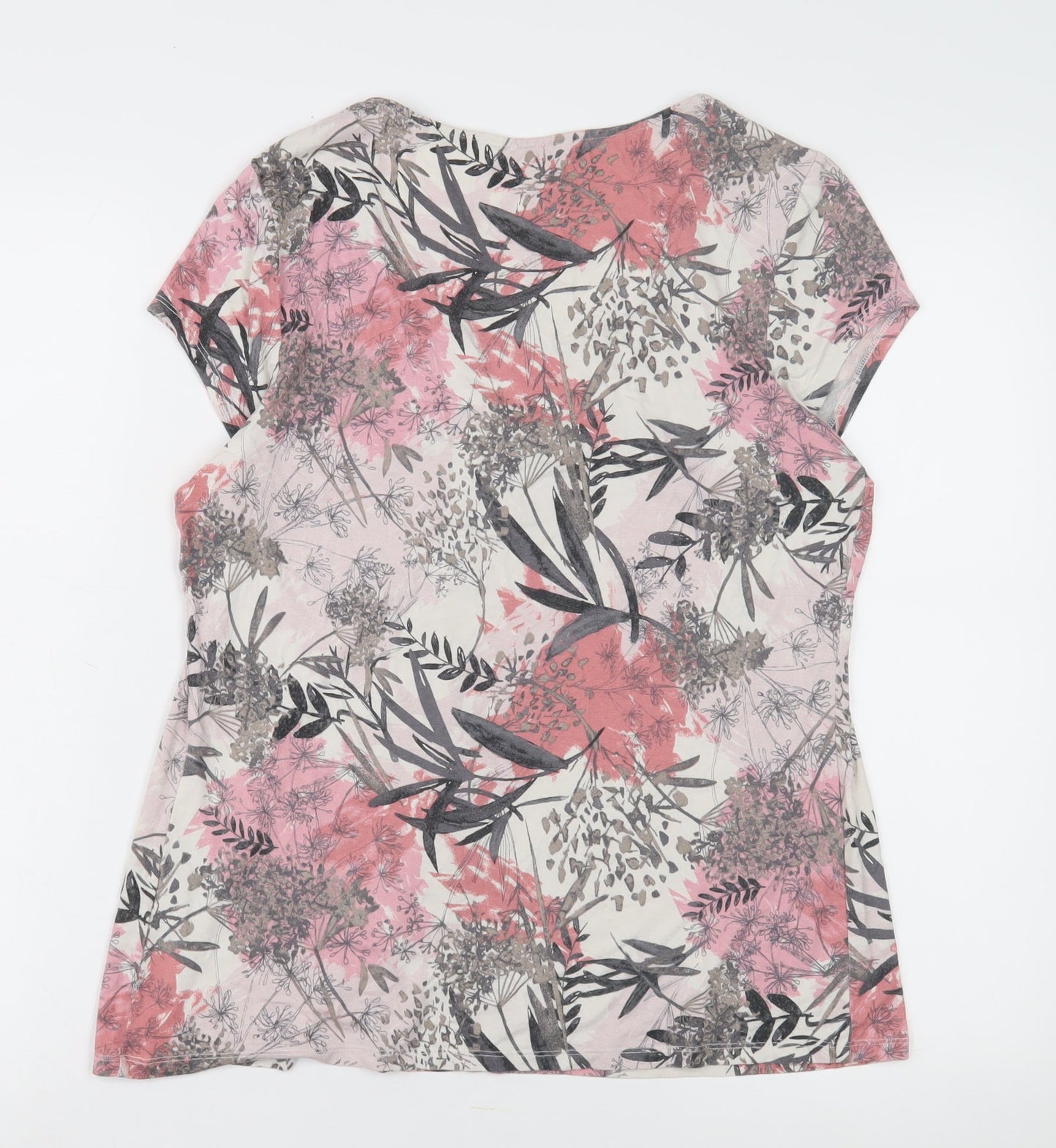Womens UK Size 12 Marks and Spencer Multicoloured Basic Blouse