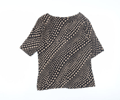 Womens UK Size 8 Marks and Spencer Multicoloured Basic Blouse