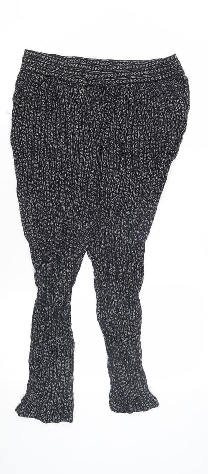 Womens UK Size 14 Marks and Spencer   Black Trousers