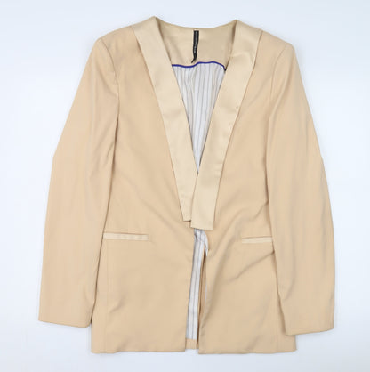 W118 by Walter Baker Women's Beige Blazer L Large