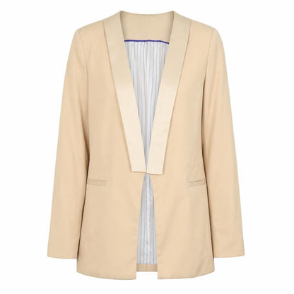 W118 by Walter Baker Women's Beige Blazer L Large