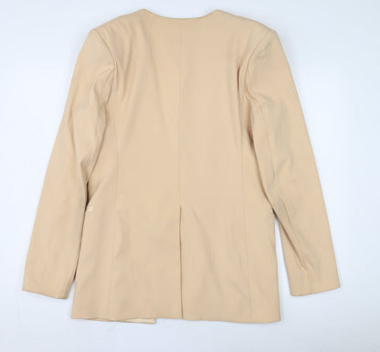 W118 by Walter Baker Women's Beige Blazer L Large