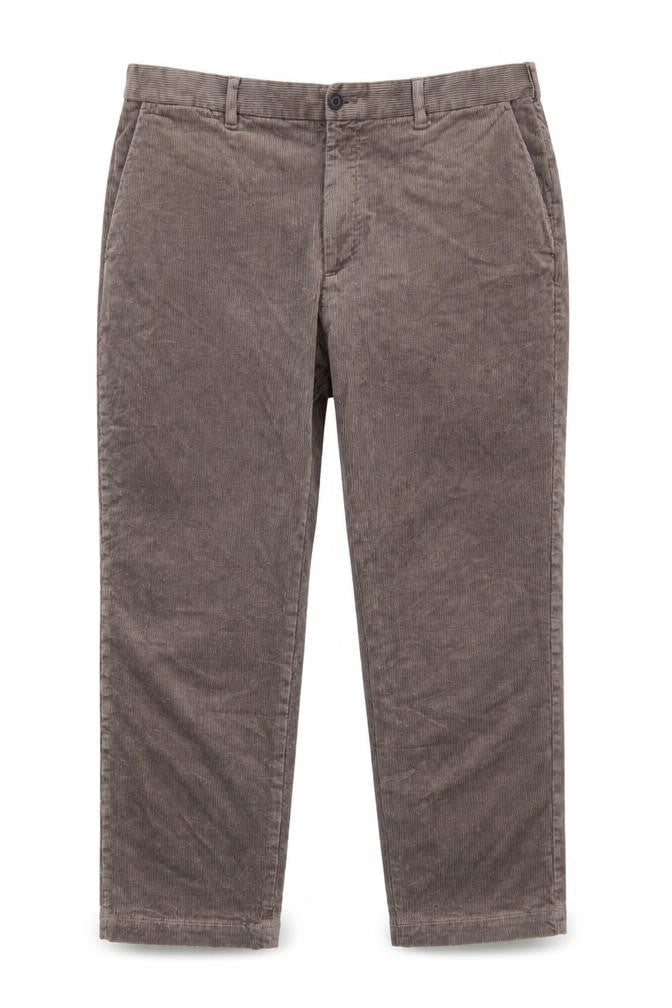 Mens UK Size XL Marks and Spencer Regular Fit Casual Brown Trousers