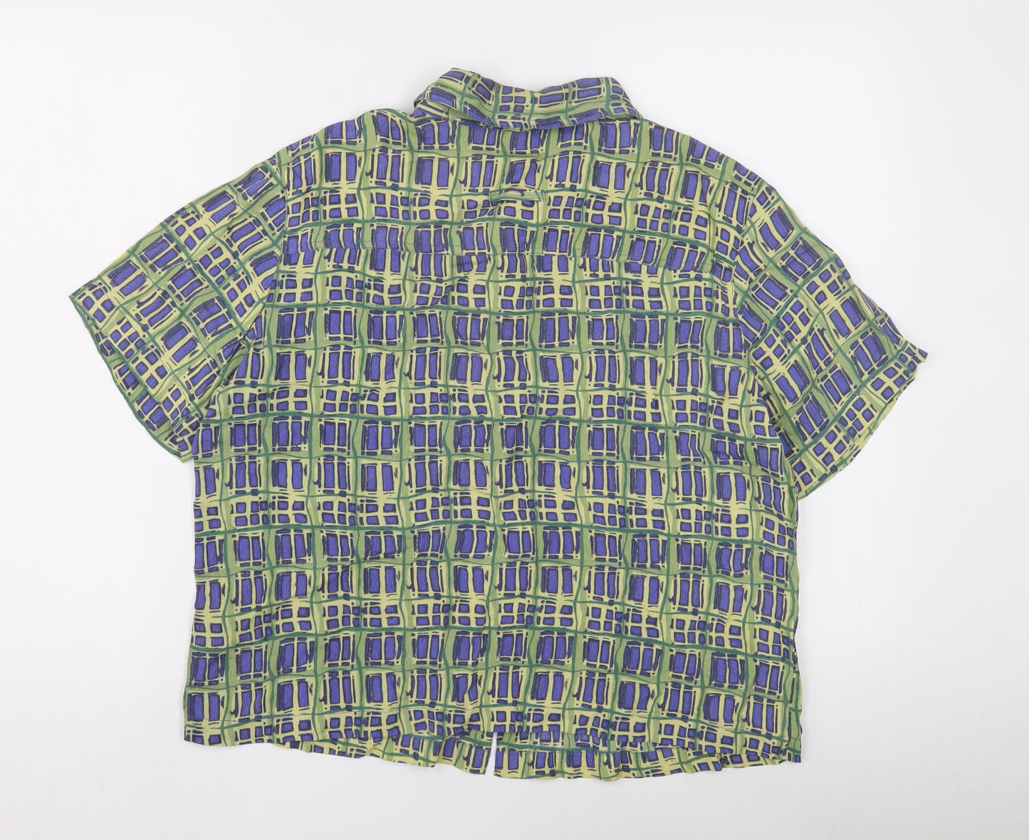Womens UK Size 16 BHS Multicoloured Basic Button-Up