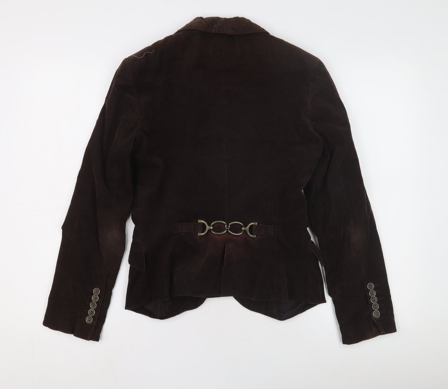 Womens UK Size 12 Zara Basic Brown Basic Jacket