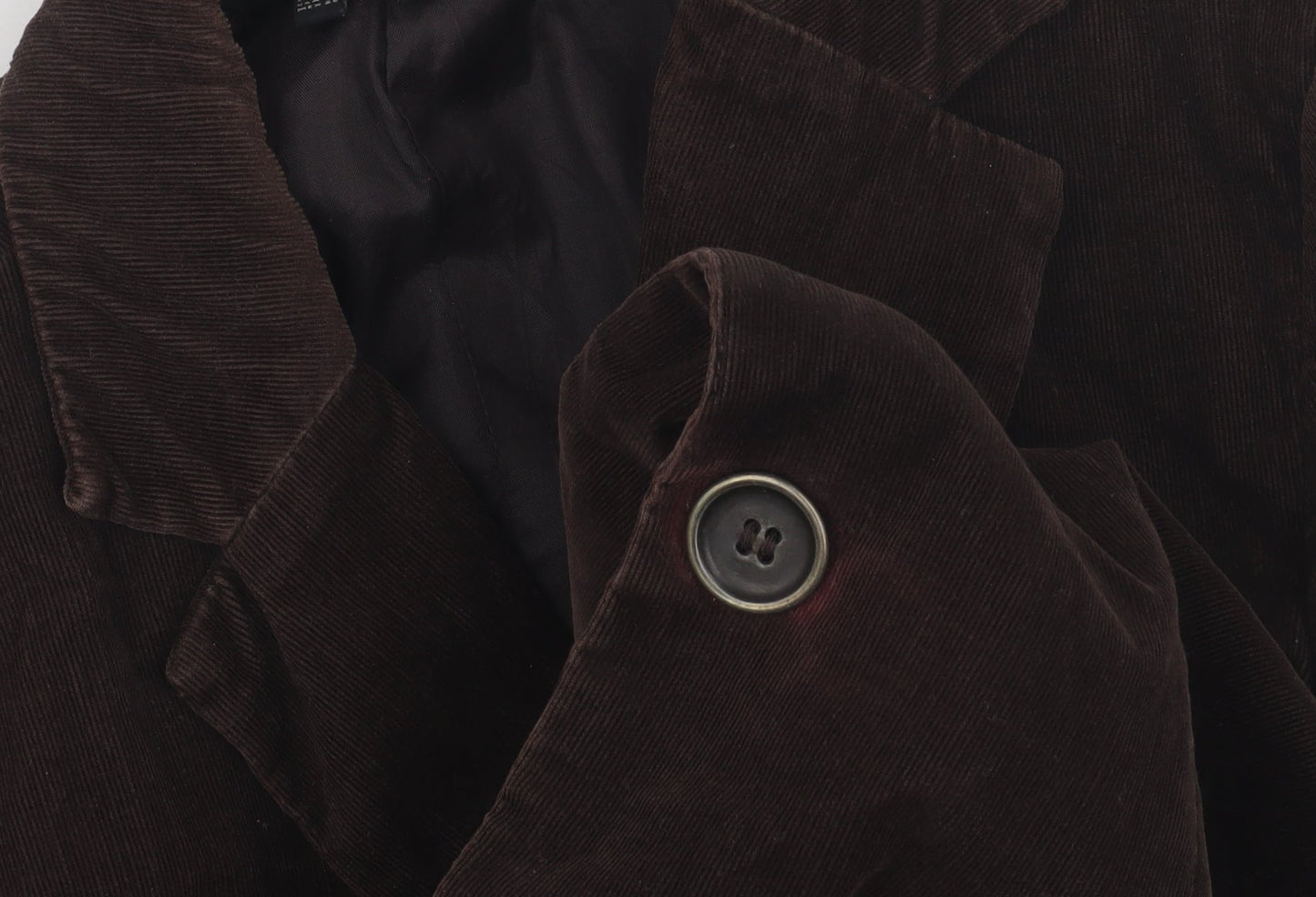 Womens UK Size 12 Zara Basic Brown Basic Jacket