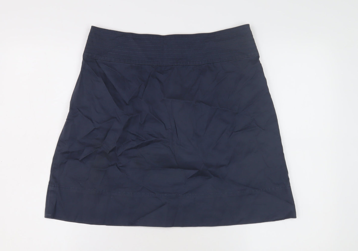 Esprit Women's Blue Skirt, Size 10, Button Closure