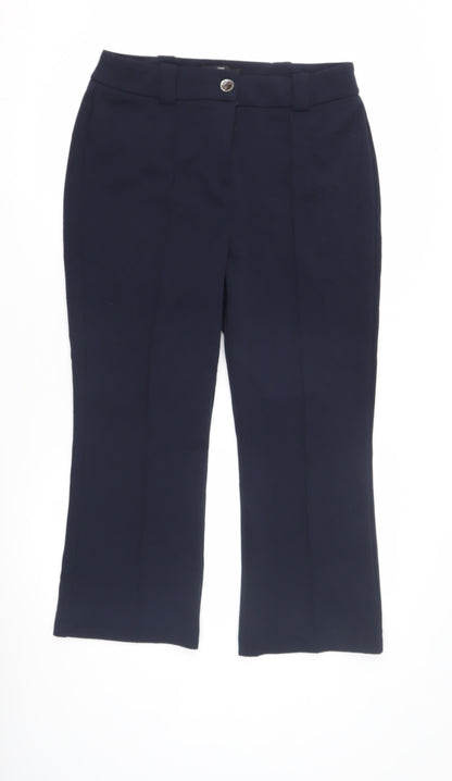 Womens UK Size 14 NEXT Regular Fit Workwear Business Blue Trousers