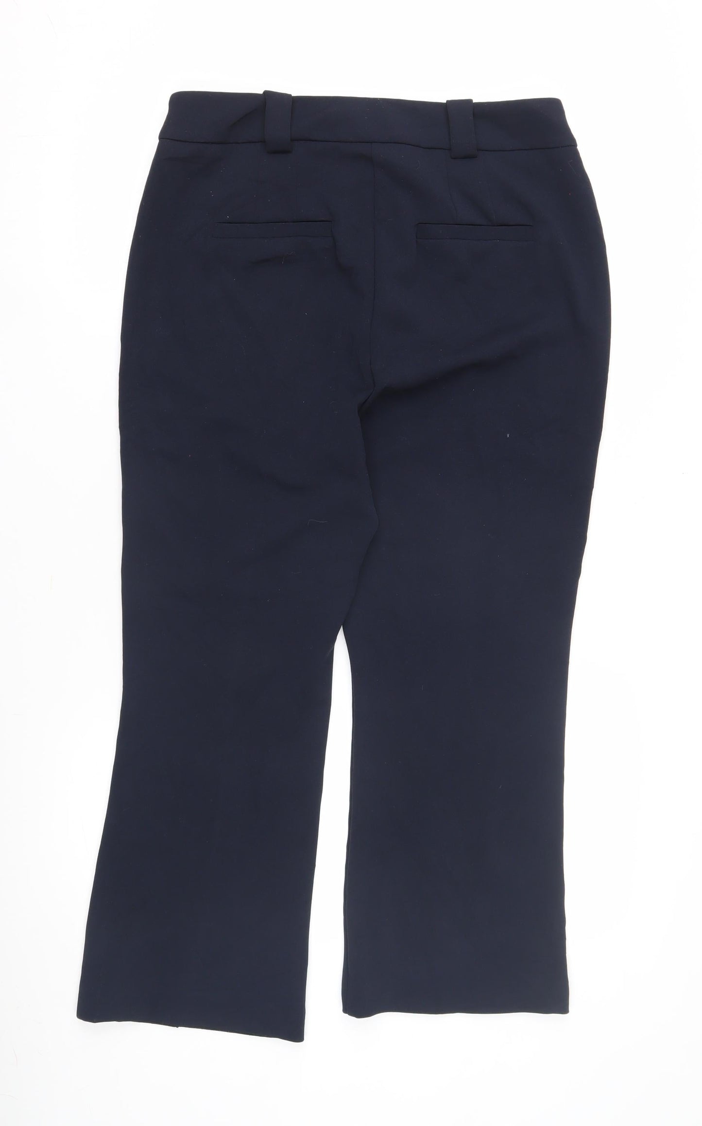 Womens UK Size 14 NEXT Regular Fit Workwear Business Blue Trousers