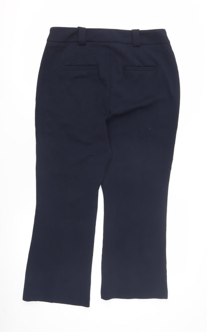 Womens UK Size 14 NEXT Regular Fit Workwear Business Blue Trousers