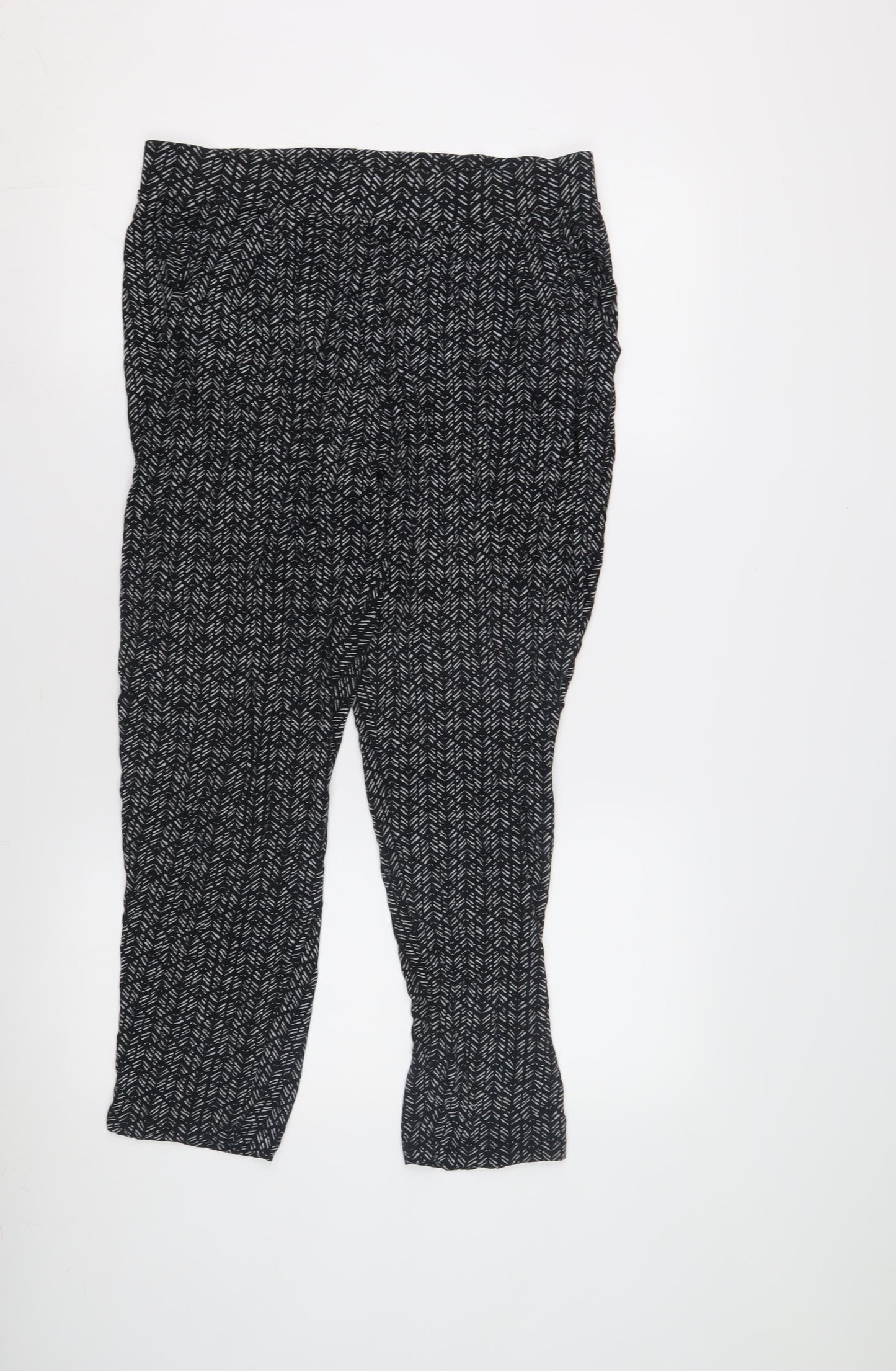 Womens UK Size 14 Marks and Spencer   Black Trousers