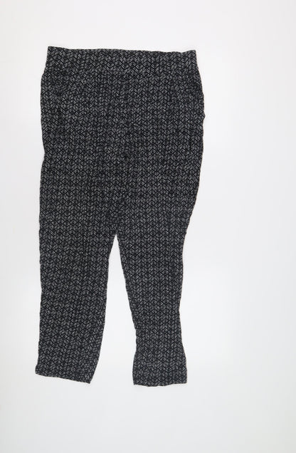 Womens UK Size 14 Marks and Spencer   Black Trousers
