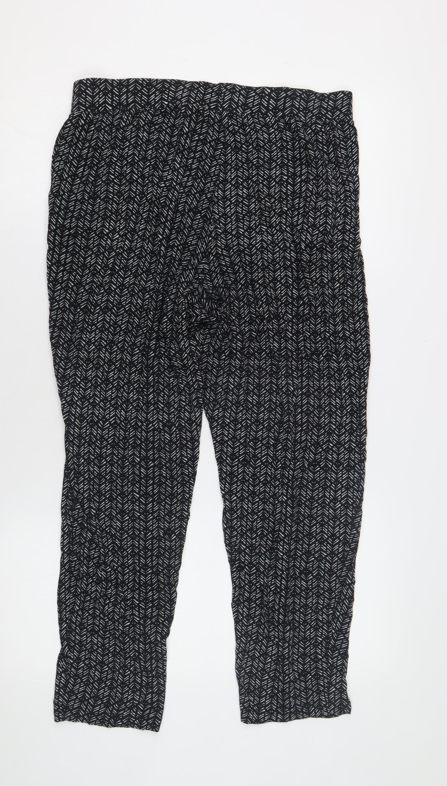 Womens UK Size 14 Marks and Spencer   Black Trousers