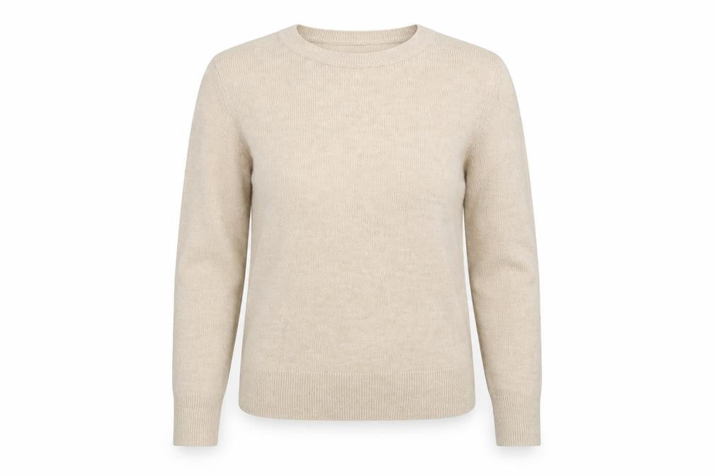 Womens UK Size S MNG Beige Pullover Jumper