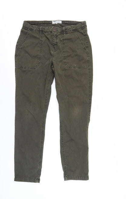 Fat Face Women's Green Regular Fit Jeans Size 12