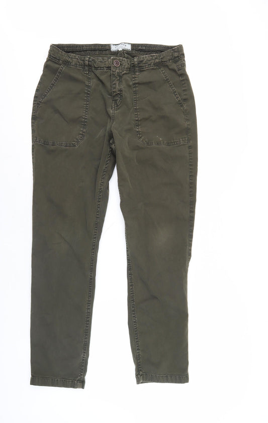 Fat Face Women's Green Regular Fit Jeans Size 12