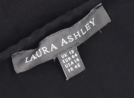 Laura Ashley Women's Black Tank Top Camisole UK 18