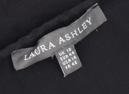 Laura Ashley Women's Black Tank Top Camisole UK 18