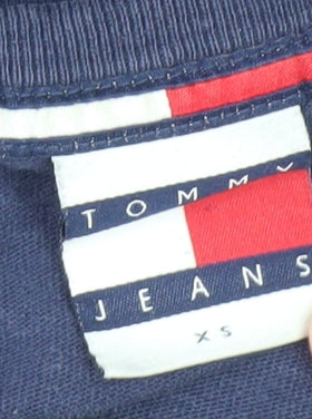Tommy Jeans Men’s Blue XS Crew Neck T-Shirt Logo