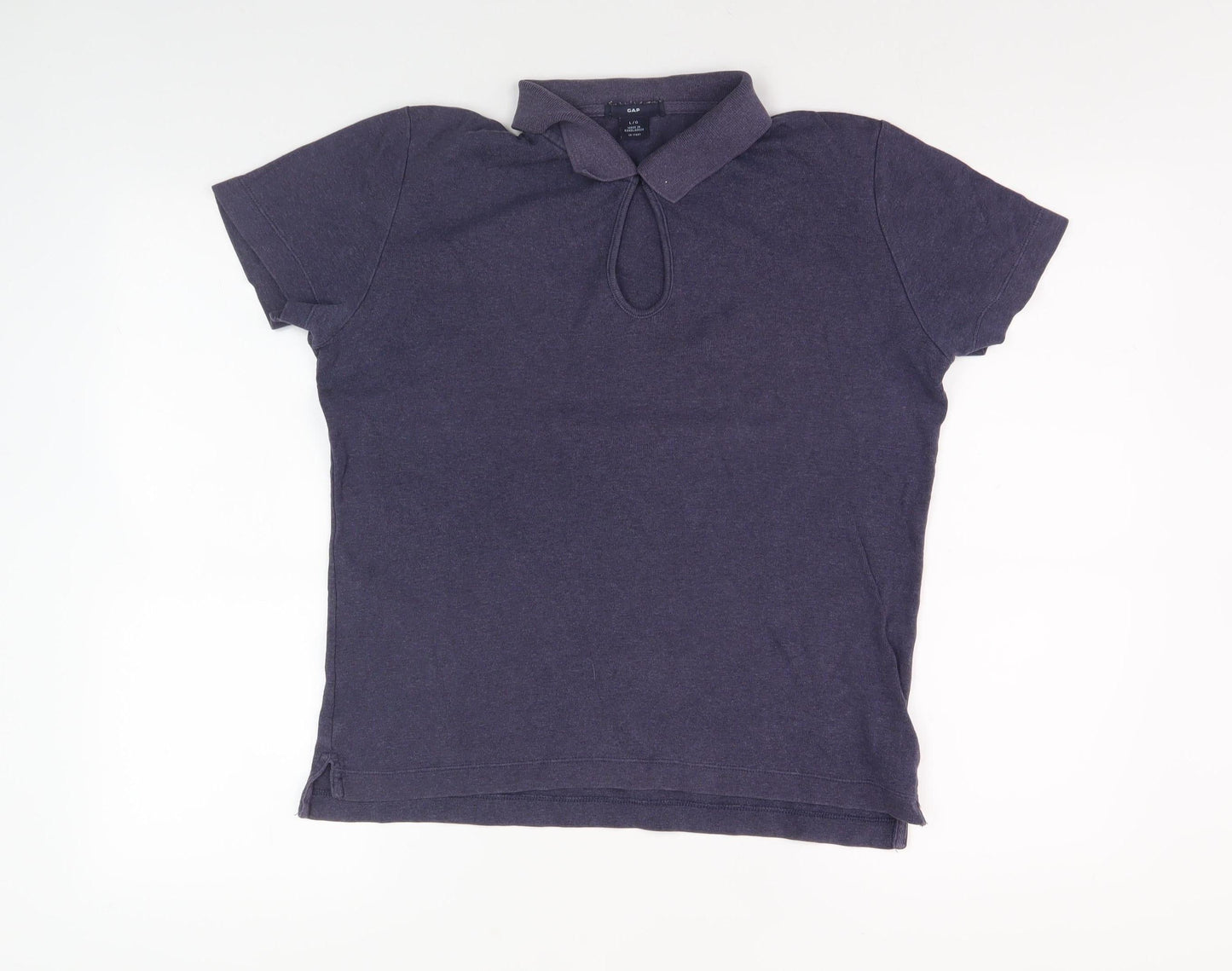 GAP Women's Purple Polo Shirt L Classic Fit