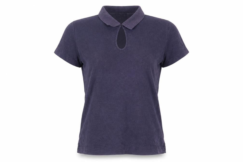 Womens UK Size L Gap Purple Basic Polo