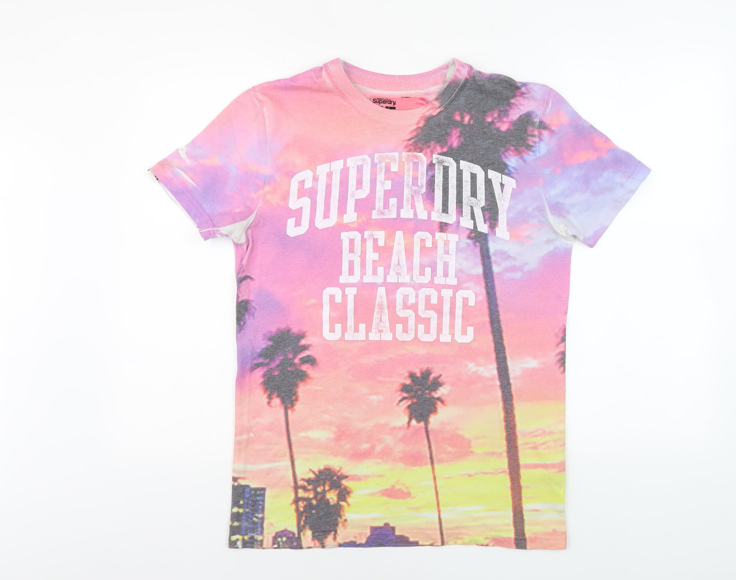 Superdry Men's Multicoloured Beach T-Shirt Size S