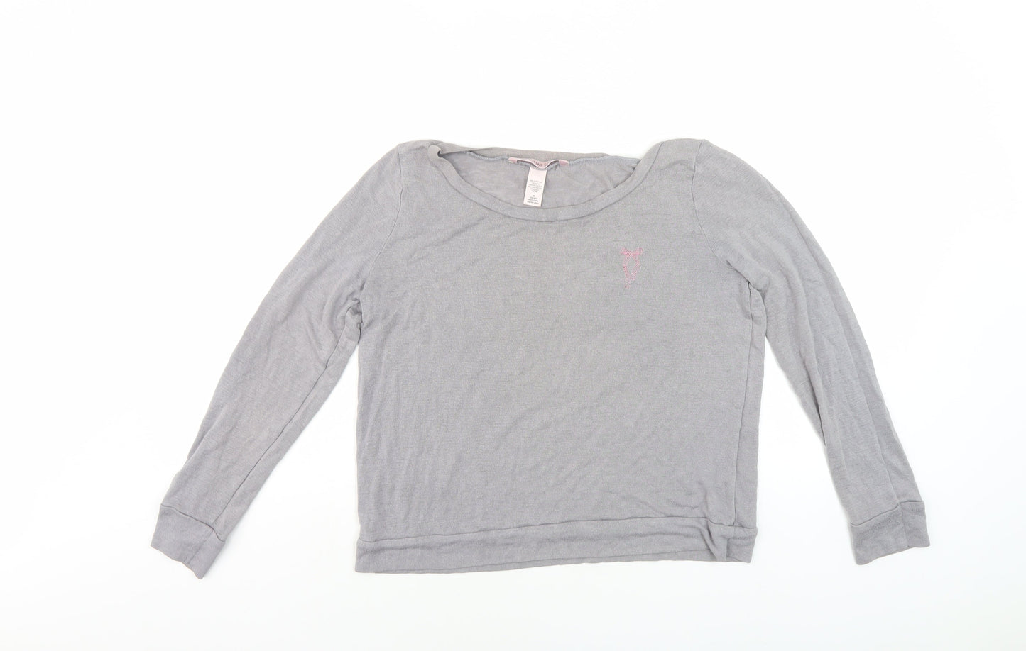 Womens UK Size M Victoria's Secret Grey Basic T-Shirt