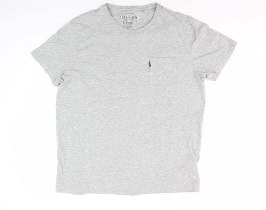 Joules Men's Grey XL Crew Neck T-Shirt
