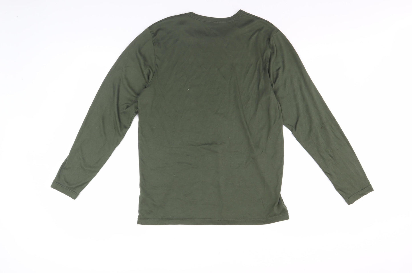 Peter Storm Men's Green Long Sleeve T-Shirt Size L