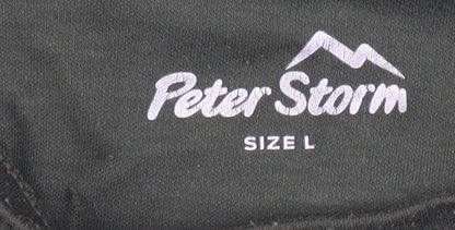 Peter Storm Men's Green Long Sleeve T-Shirt Size L