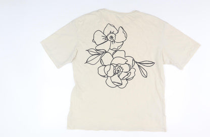 Mens UK Size L JACK & JONES Beige  T-Shirt