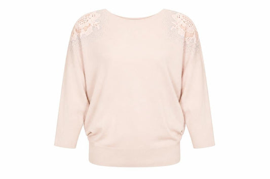 Quiz Beige Jumper for Women - M