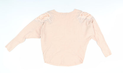 Quiz Beige Jumper for Women - M
