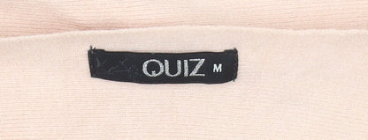 Quiz Beige Jumper for Women - M