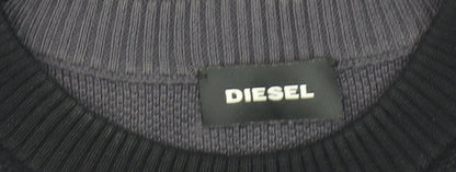 Diesel Men's Grey Graphic Print Pullover, S