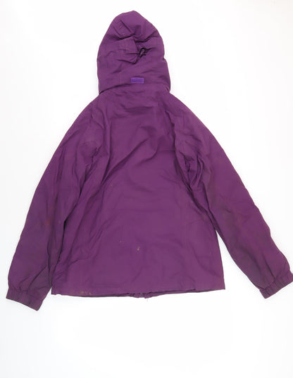 Womens UK Size 12 Peter Storm Purple Parka Coat