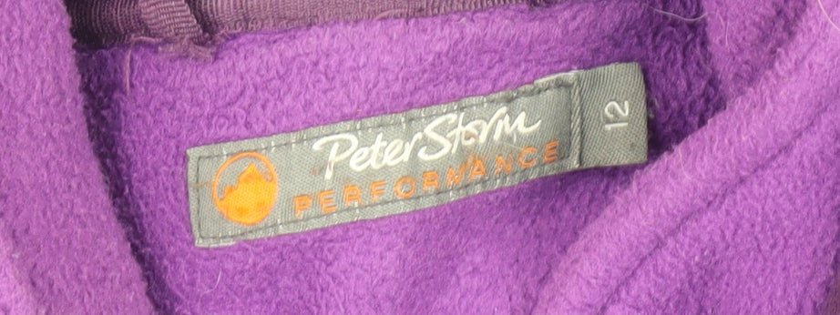 Womens UK Size 12 Peter Storm Purple Parka Coat