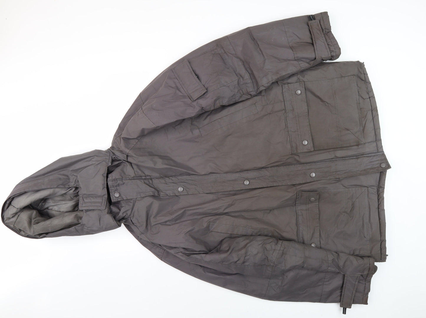 Mens UK Size 2XL Urban Vintage Grey Parka Coat