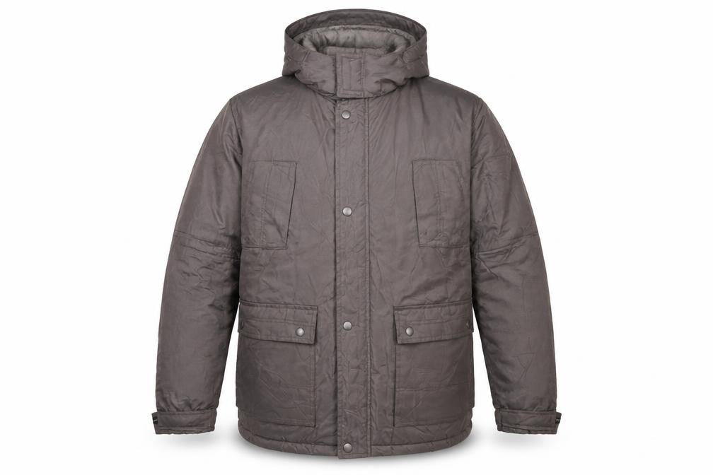 Mens UK Size 2XL Urban Vintage Grey Parka Coat