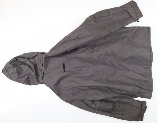 Mens UK Size 2XL Urban Vintage Grey Parka Coat