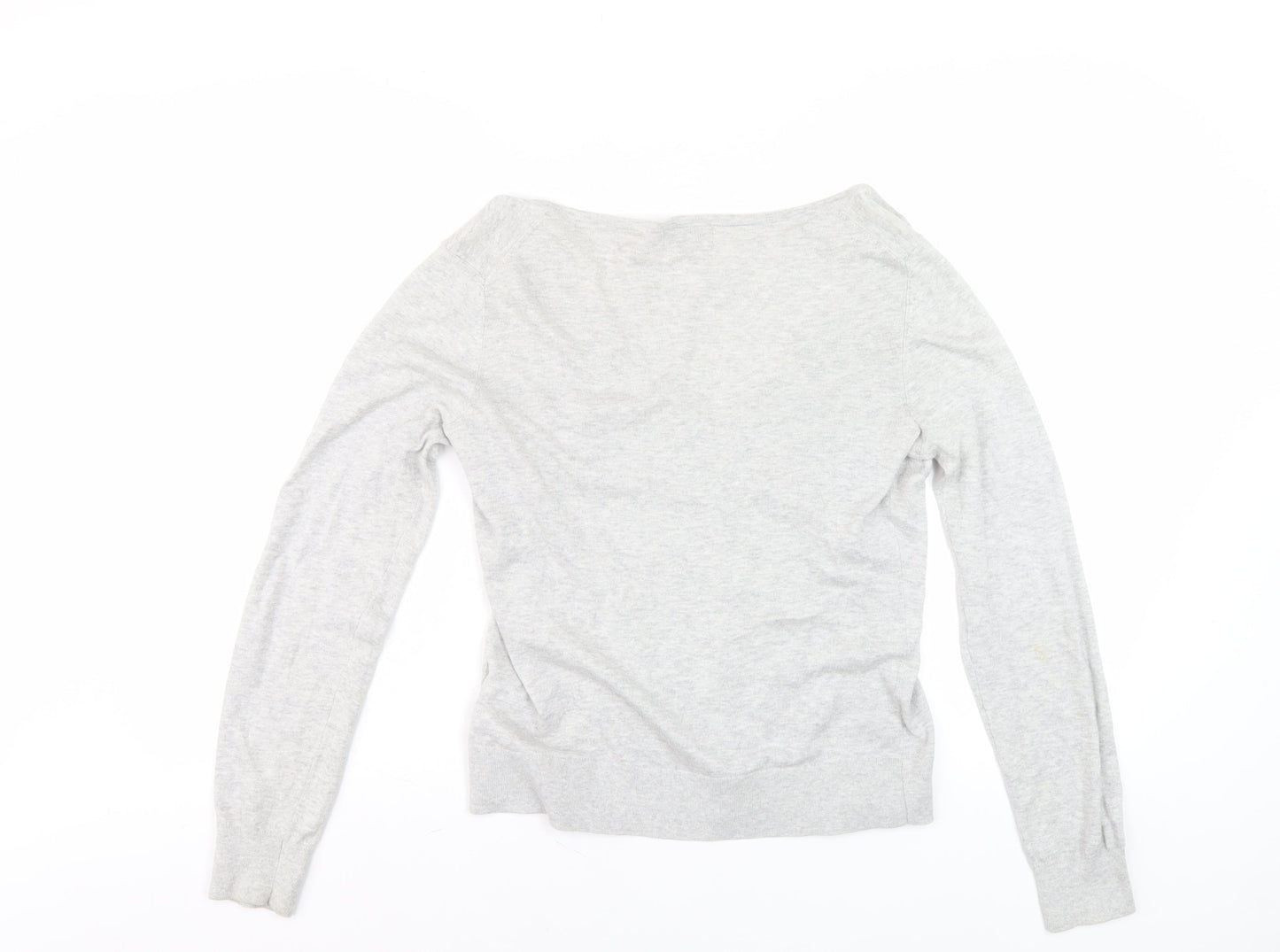 Womens UK Size 10 Ted Baker Grey Cardigan Jumper