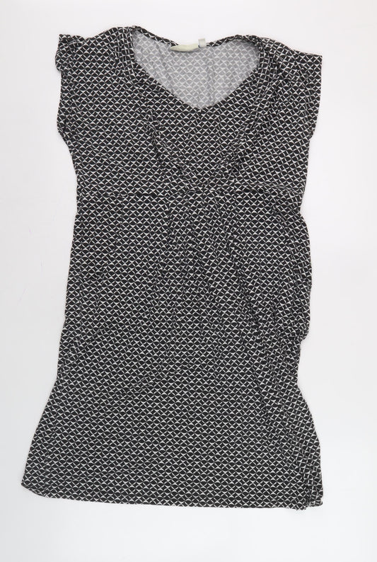 JoJo Maman Bébé Women's Black Geometric Dress M