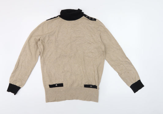 Womens UK Size 14 Wallis Beige Pullover Jumper